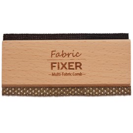 Multi-Fabric Sweater Comb with Natural Cedar Wood Handle (Double Edge Design) Manual Fabric Defuzzer Wool Lint Shaver Comb Scraper for Clothing Pills, Furniture, Sheets and Fabrics