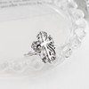 Victorian Swirl Cross Hidden Heart Sterling Silver Ring (9)