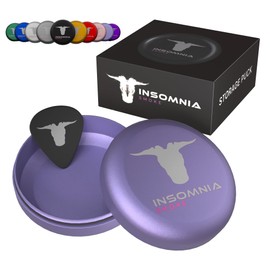 Insomnia Smoke Insomnia Smoke Pocket Storage Puck | Smell Odour Water Proof Air Tight | Aluminium Container Metal Stash Tin for Tobacco Travel Size (Lavender)