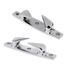 Pair of Marine Dock Cleat Chock,119mm 4.69inch Heavy Duty 316 Stainless Steel Boat Fairlead Cleat Chock Mooring Cleat Car Accessories Premium- Left and Right Each (119mm/ 4.69inch)