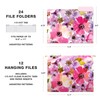 Global Printed Products Deluxe Designer Hanging File Folder Kit, Includes