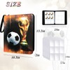 Trading Card Binder 900 Pockets, Soccer Card Binder Holder with