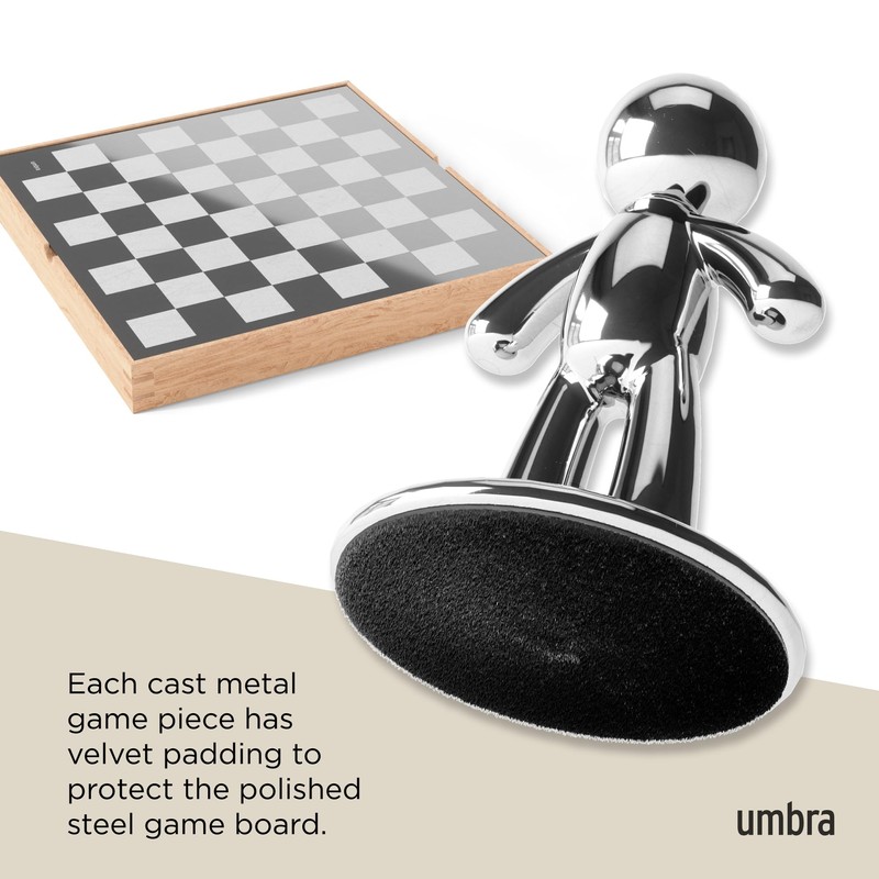 Umbra Buddy Chess Set for Kids & Adults – Modern