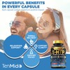 Tenmido 5-HTP & GABA Supplements - 4in1 with Vitamin B6,