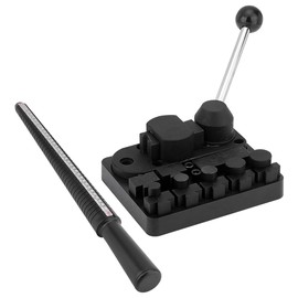 UNICRAFTALE about 1 Set Jewelry Ring Bending Machine Ring Sizer Measuring Tool Ring Making Tool Ring Stretcher Enlarger Expander Nylon Dies Blanks Ring Bending Maker Machine Sizer Measuring Tool