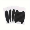 Unbranded 16PCS Protective Automotive Door Handle Stickers: Carbon Fiber Pattern,