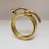 Newstyle WON 18K Gold Plated Knot Ring - Stylish &