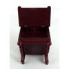 Dollhouse Minature Platinum Davenport Desk Mahogany