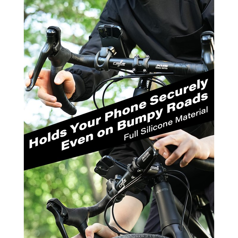 A2C Bike Phone Holder, 360° Rotation Phone Mount for Bike,