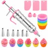 Dessert Decorating Syringe Set, 24Pcs Frosting Piping Kit with 6
