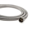 Premium Steam Dryer Hose Installation Kit - Stainless Steel Hoses,