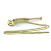 Bosun's Whistle Brass & Copper Boatswains Pipe with Storage Box