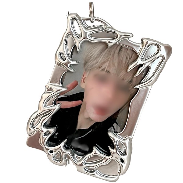 Metallic Trading Card Case Card Case Trading Card Holder Silver