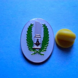 Large Master Mason Broken Column Lapel Pin