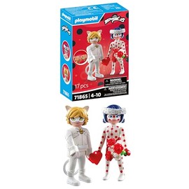 PLAYMOBIL Miraculous Ladybugs & Cat Noirs Wedding Toy from 4 Years Gift for Children Promotes Creativity & Role Play Detailed Set with Figures & Accessories 71865