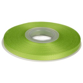 Joycrosso Herringbone Tape Twill Ribbon Soft Handle, Great for Gift Wrapping Craft Sewing, 6mm x 22 Meters - Apple Green