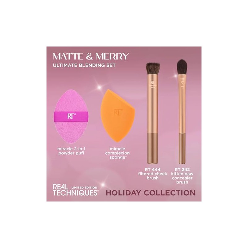 Real Techniques Matte & Merry Ultimate Blending Kit - Set