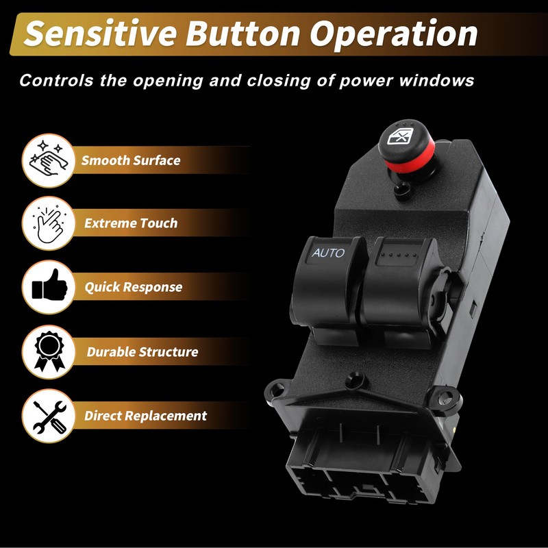 SWITCHRISE 1AUTO Power Window Switch for Honda Element 2003-2011 No.35750SCVA01ZA/DS2385/1S3983
