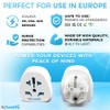 World To EU Travel Adapter | UK, US, Australia To