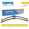 Rain-X 810337 Total Clear Beam Wiper Blades 20" & 20"