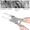 Stainless Steel Foldable Dead Skin Trimmer Clipper Multifunction Manicure Pedicure