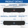 Kitchen Sink Splash Guard Gen2-30" x 6'' Silicone Sink Mat