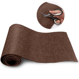 XUYEDOGLSH Cat Scratch Mat 120"x15.8",Cat Scratch Carpet Trimmable Self-Adhesive Cat Scratch Pad,Decorative Cat Tree Shelf，Cat Wall，Cat Scratching Post,Cat Couch Protector(Brown)