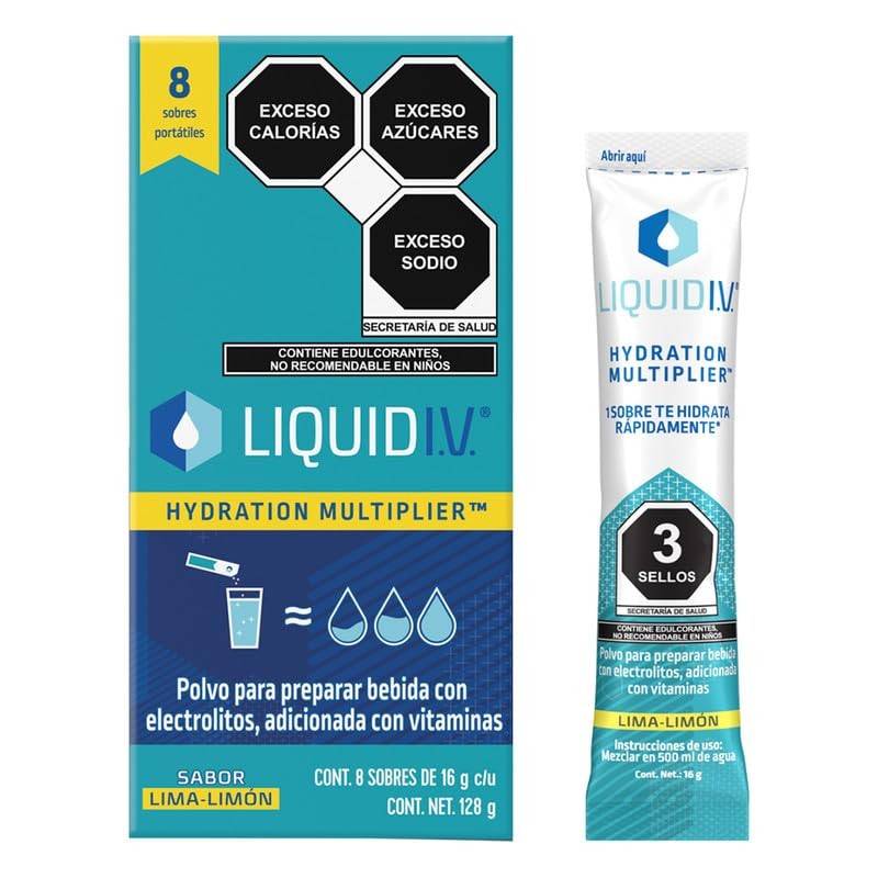 LIQUID I.V. Electrolitos y Vitaminas en Polvo para preparar Bebida