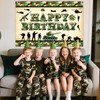 Camo Party Decoration Supplies - Army Happy Birthday Backdrop, Makeup