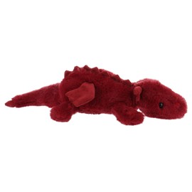 Apricot Lamb Lying Dragon Plush Toys for Children, Large Soft Cute Cuddly Toy for Baby Girls and Boys, Fluffy Lying Dragon Red 75 cm