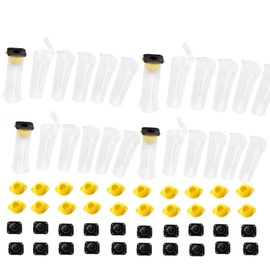 Beekeeping Queen Bee Roller Cages Queen bee rasing Rearing Cell Cup kit Holder Cell Fixture for nicot System (20)