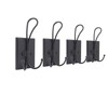 TEGUEPS Wall Hooks for Hanging, 4 Pack Farmhouse Towel Hooks