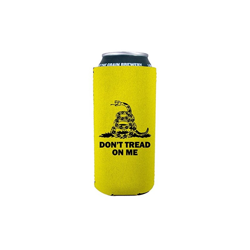 Gadsden Flag 16 oz. Can Coolie