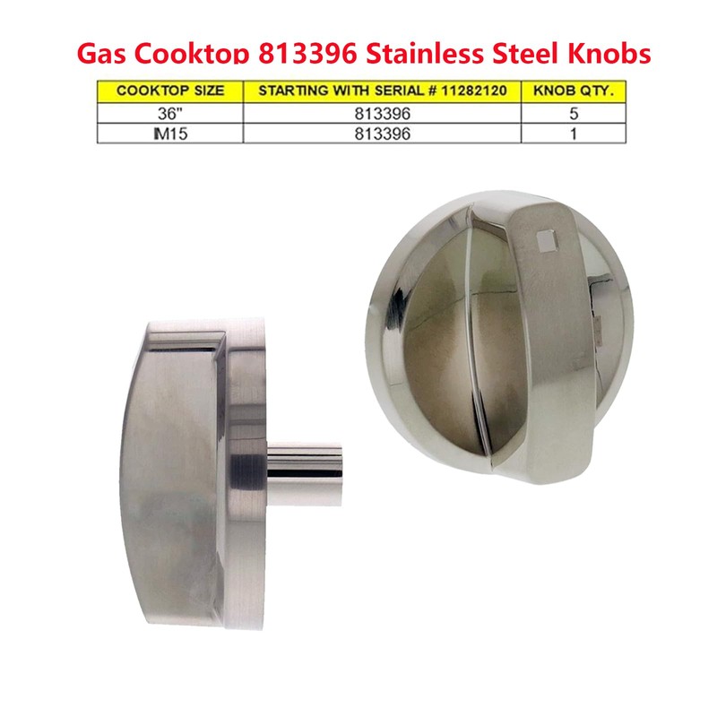 CAMGJORT 813396 805071 Metal Cooktop Burner Knob Replacements 808472 (1)