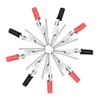 BGTXINGI 50pcs 2 Kinds Metal Alligator Clips Crocodile Clamps Electrical