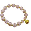 YQAUCES Crystal Glass Bracelet Chinese Style Jade Stone Bead Bracelet