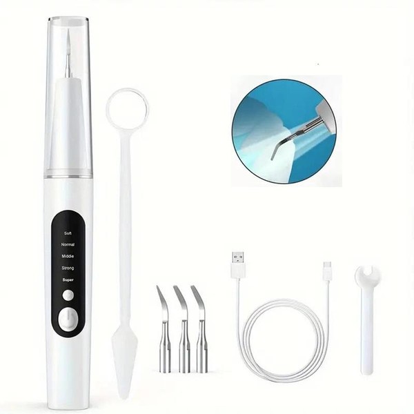Oceantree Electric Teeth Cleaner Tartar Ultrasonic Tooth Cleaner Teeth Dental