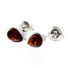 Baltic Amber 925 Sterling Silver Teardrop Stud Earrings for Women