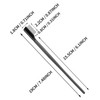 Sibba 2 Pieces Eyelash Comb, Metal Teeth Eyelash Comb Lash