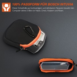 CLOPAE Intuvia Screen Protector Neoprene Case for Bosch Intuvia, Screen Protector E-Bike Case, Bicycle Computer Protective Case, Waterproof, Shockproof and Scratch-Resistant