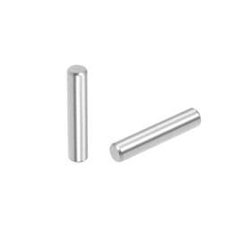 sourcing map Dowel Pin 304 Stainless Steel Shelving Pegs Support Shelves Silver Tone 4 mm x 20 mm Pack of 50