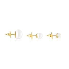 TOUS Gloss Pearl Earring Set