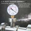 Vacuum Gauge 1/8 BSPT Vacuum Pressure Gauge, Vacuum Gauge, Synchronous