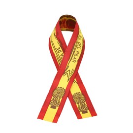 Black or green fabric bracelet of the Virgin of Pilar, Spain, adjustable for men and women.