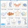 12Pcs Ocean Sea Animal Honeycomb Centerpieces Ocean Animals Baby Shower
