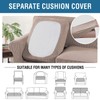 H.VERSAILTEX 4 Piece Stretch Sofa Covers for 3 Cushion Couch