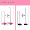 Pink Broom and Dustpan Set, Broom with Dustpan Combo Set