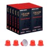 Grano Milano French Roast - 100 Aluminium Coffee Pods Compatible