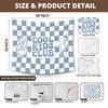 XLDLIOO Cool Kids Club Blue Wall Tapestry, Blue and White