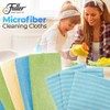 Fuller Brush Shine Bright Window-Mirror-Glass Microfiber Cleaning Cloths - Extra